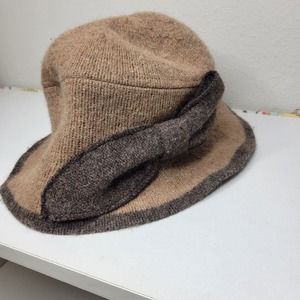 Indigo Soul Wool Bucket Hat Retro